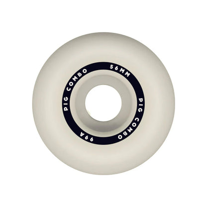 Pig Wheels - 56mm Combo White/Black 99a Wheels