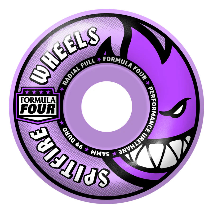 Spitfire - 54mm F4 Radial Full Light Purple 99a Wheels