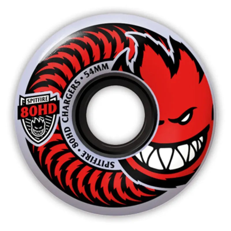 Spitfire - 54mm 80HD Charger Classic Clear/Red 80a Wheels