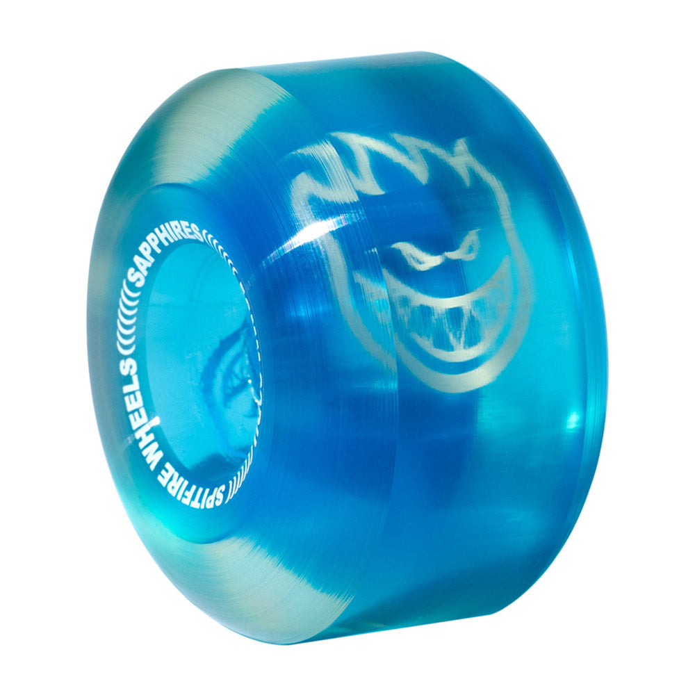 Spitfire - 56mm Sapphire Cruiser Clear/Blue 90a Wheels