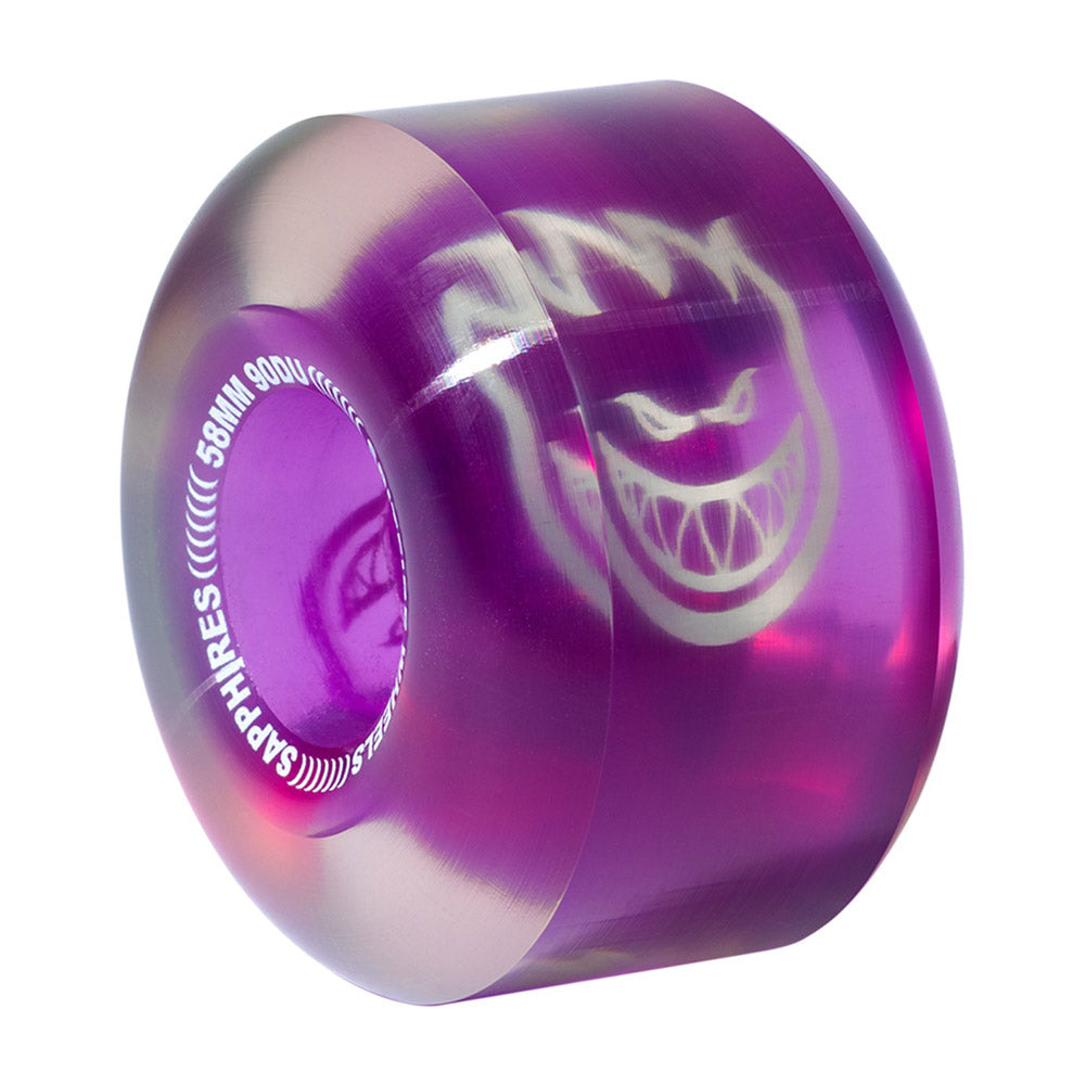 Spitfire - 58mm Sapphire Cruiser Clear/Purple 90a Wheels
