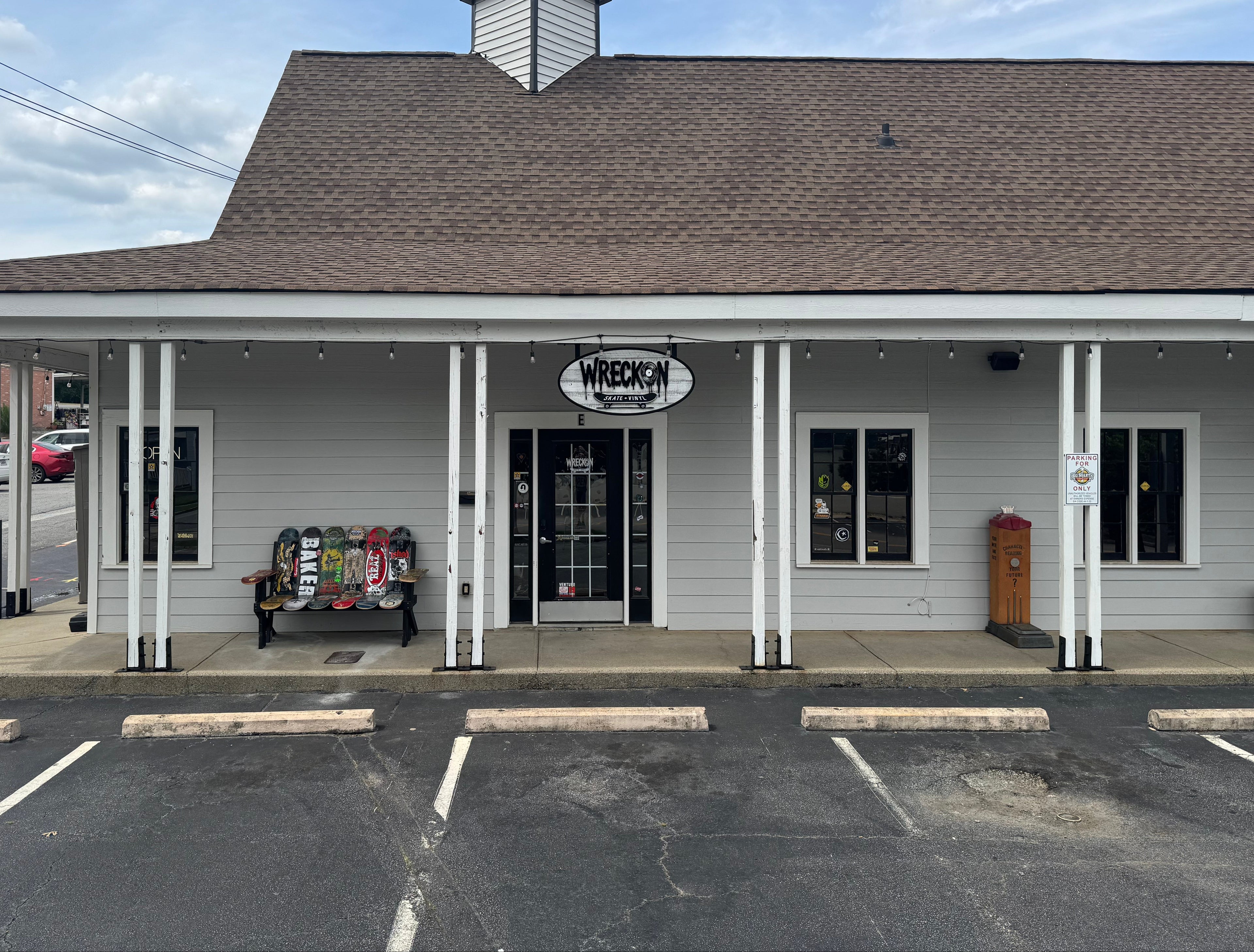 Wreckon Skate + Vinyl Shop Front